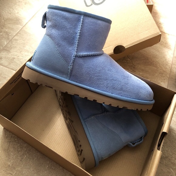 ugg mini light blue
